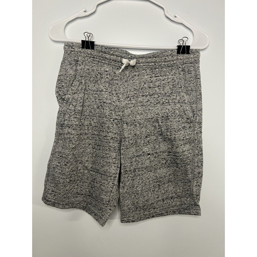 Boys Old Navy Gray Charcoal Shorts Size XL 14-16 Drawstring Shorts Soft Pockets